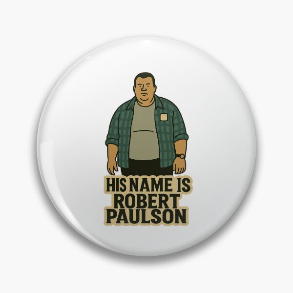 Item preview, Retro Cartoon Character – His Name is Robert Paulson Quote designed and sold by SprineO.