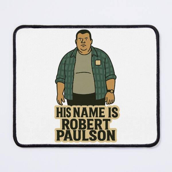 Item preview, Retro Cartoon Character – His Name is Robert Paulson Quote designed and sold by SprineO.