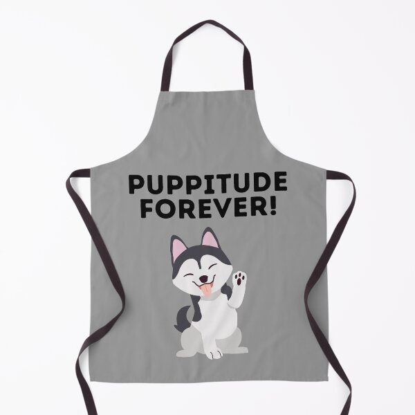 Item preview, Puppitude Forever Husky grey designed and sold by Dolsini Dog Designs.