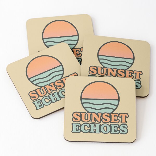 Item preview, Sunset Echoes – Lo-Fi Chill Design designed and sold by |TRSSHOP|.