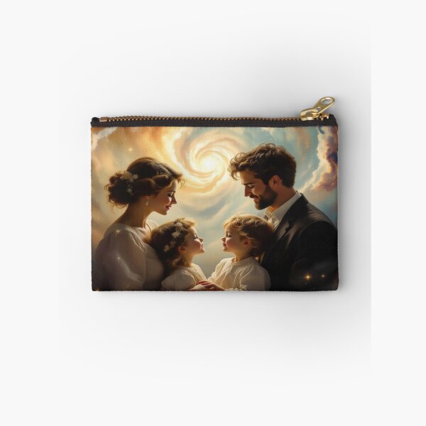 Item preview, Spiralfamily Glow – Between starlight & closeness to the heart, a Cosmic Portrait full of light & love designed and sold by FotoworldEdel.