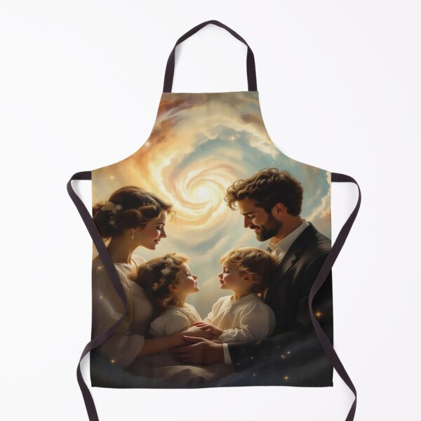 Item preview, Spiralfamily Glow – Between starlight & closeness to the heart, a Cosmic Portrait full of light & love designed and sold by FotoworldEdel.