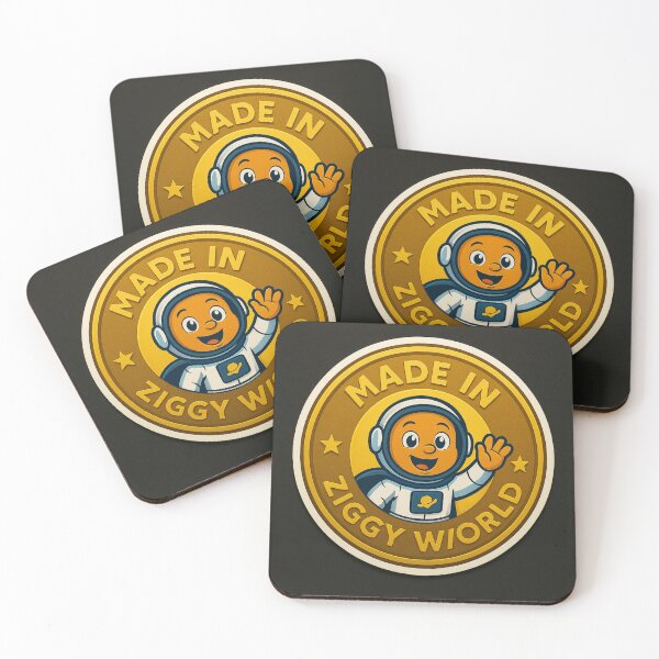 Item preview, Made in Ziggy World | Official Gold Badge Design designed and sold by ziggyshop.