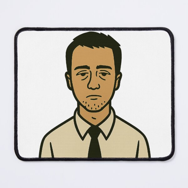 Item preview, Retro Cartoon Office Worker – Tired Expression Illustration designed and sold by SprineO.