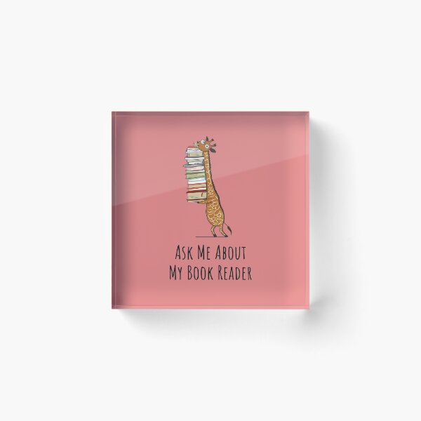 Item preview, Funny Giraffe Holding a Stack of Books - Ask Me About My Book Reader - Book Lover Gift, Phones Cases And Other Gift designed and sold by MemWear.
