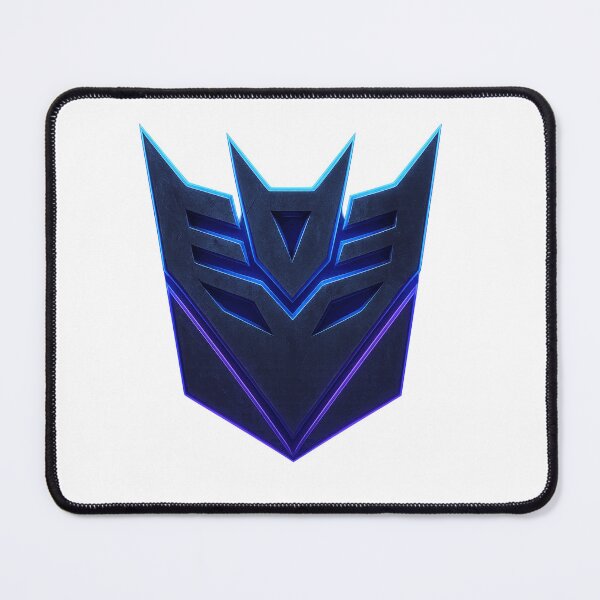 Item preview, Decepticon Emblem Neon Blue | Transformers Villain Logo Retro Design designed and sold by NareArt.