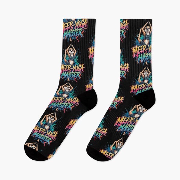 Item preview, Graffiti Meerkat Yoga Master designed and sold by SholoStudio.