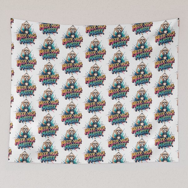 Item preview, Graffiti Meerkat Yoga Master designed and sold by SholoStudio.