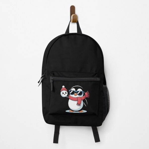 Item preview, Snowman Penguin – Cute Kawaii Penguin with Snowball | Funny Winter Cartoon Vector designed and sold by ColorSplash123.