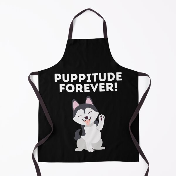 Item preview, Puppitude Forever Husky B/W designed and sold by Dolsini Dog Designs.