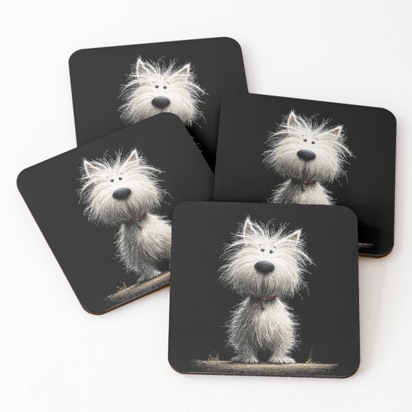 Item preview, Cute West Highland Terrier Dog  ' Billy ' BY SHiRLeY MacARTHuR designed and sold by Shirley MacArthur Art.