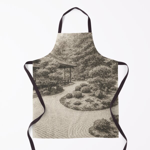 Item preview, Zen Garden Serenity Traditional Ink Art designed and sold by MINE Design-Works.