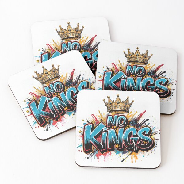 Item preview, No Kings Political Vibes - Political NOPE Sticker   designed and sold by Art-by-Mist.
