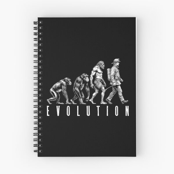 Item preview, Fireman Fire Fighter Evolution Ape Neanderthal Man Funny designed and sold by GrandeDuc.