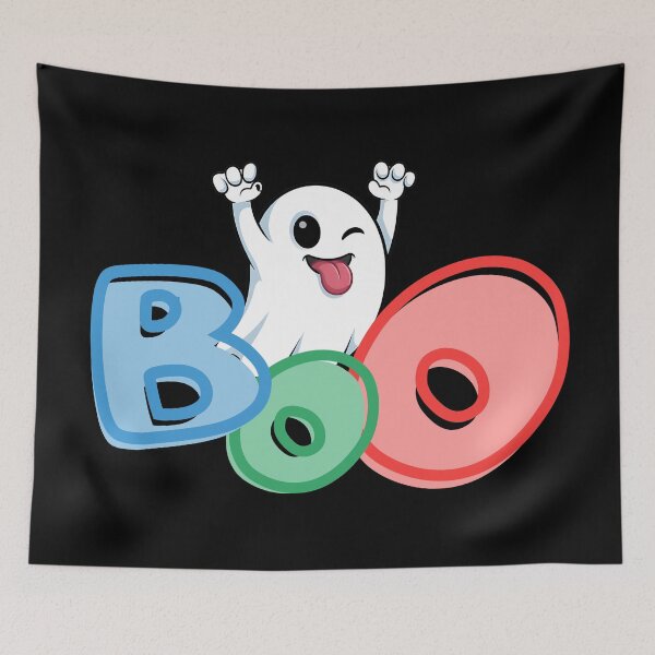 Item preview, Cute Winking Ghost Says Boo! designed and sold by ifundesign.