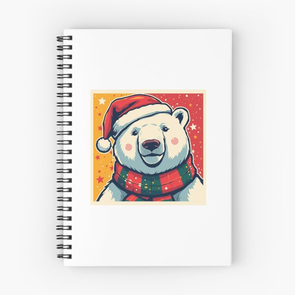 Item preview, Christmas polar bear designed and sold by MeerkatArt.
