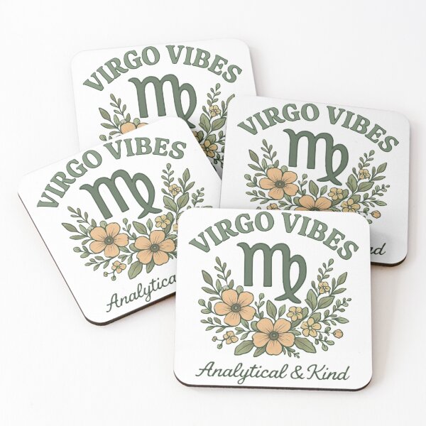 Item preview, Virgo vibes - Analytical & Kind Zodiac sign designed and sold by GUNAPRIYAA.