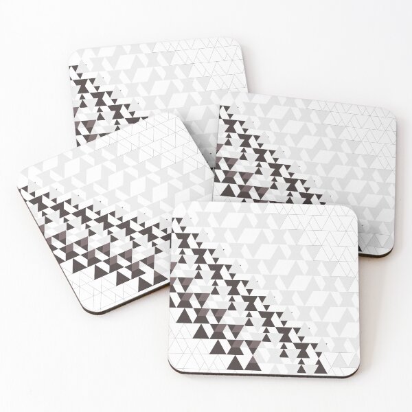 Item preview, Triangle Art - Geometric pattern of triangles and lines designed and sold by EMJAYHeiss.