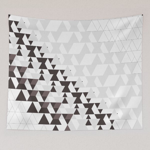 Item preview, Triangle Art - Geometric pattern of triangles and lines designed and sold by EMJAYHeiss.