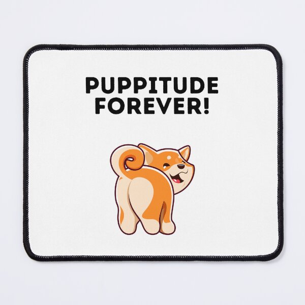 Item preview, Puppitude Forever Corgi white designed and sold by Dolsini Dog Designs.