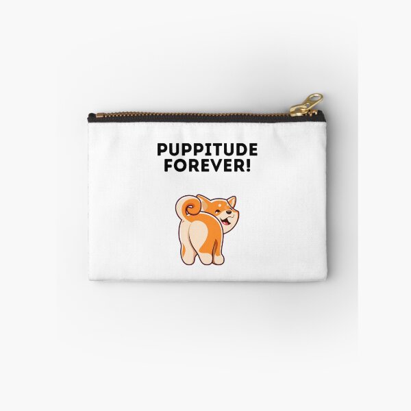 Item preview, Puppitude Forever Corgi white designed and sold by Dolsini Dog Designs.
