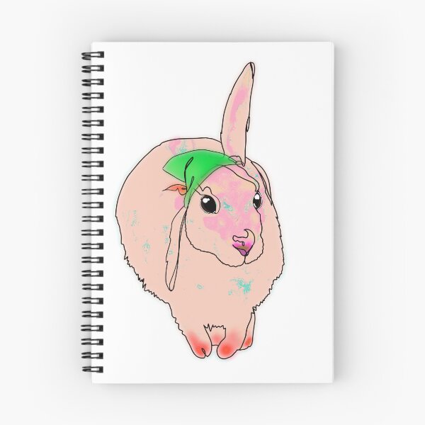 Item preview, Snow Bunny in Peter Pan Hat – animalzinhats  designed and sold by Ashley’sAnimalz.