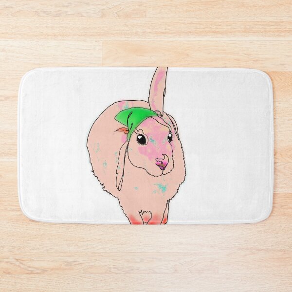 Item preview, Snow Bunny in Peter Pan Hat – animalzinhats  designed and sold by Ashley’sAnimalz.
