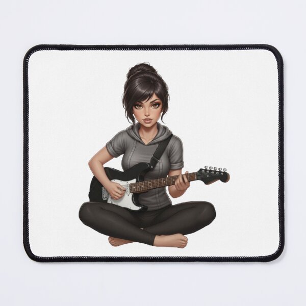 Item preview, “Electric Harmonies: The Guitarist and his Bewitching Riffs” designed and sold by CHRIST5000.
