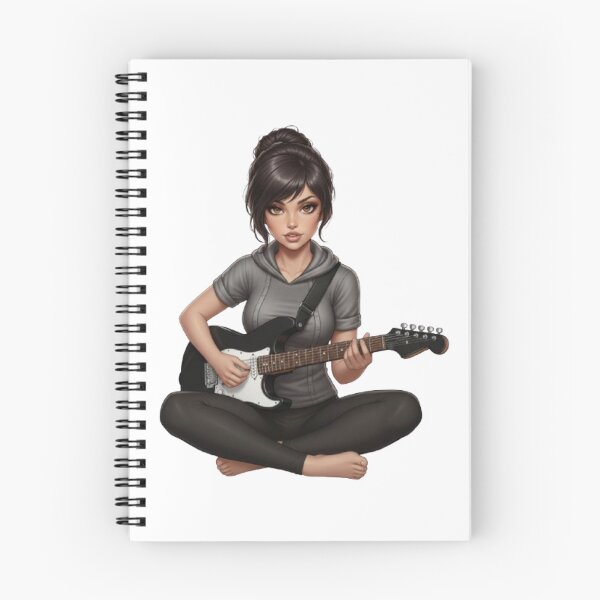 Item preview, “Electric Harmonies: The Guitarist and his Bewitching Riffs” designed and sold by CHRIST5000.