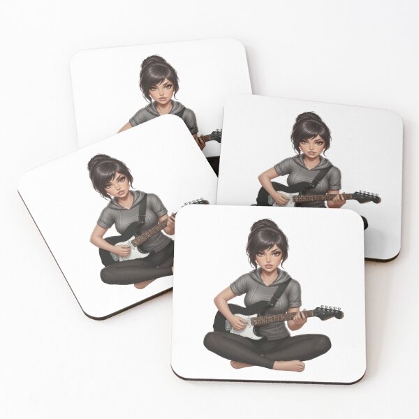 Item preview, “Electric Harmonies: The Guitarist and his Bewitching Riffs” designed and sold by CHRIST5000.