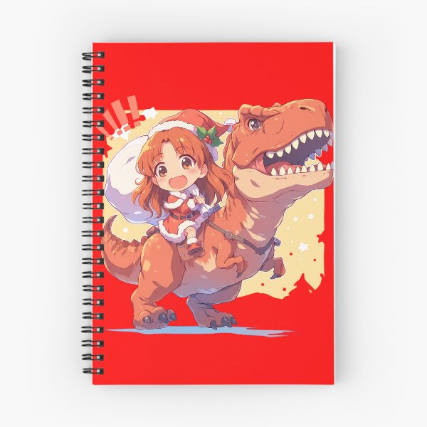 Item preview, Orange Pekoe Christmas Dinosaur Ride Girls Und Panzer Anime Chibi designed and sold by TorbenKuhano.