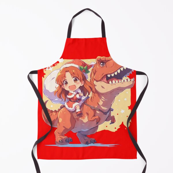 Item preview, Orange Pekoe Christmas Dinosaur Ride Girls Und Panzer Anime Chibi designed and sold by TorbenKuhano.