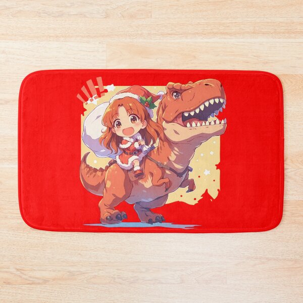 Item preview, Orange Pekoe Christmas Dinosaur Ride Girls Und Panzer Anime Chibi designed and sold by TorbenKuhano.