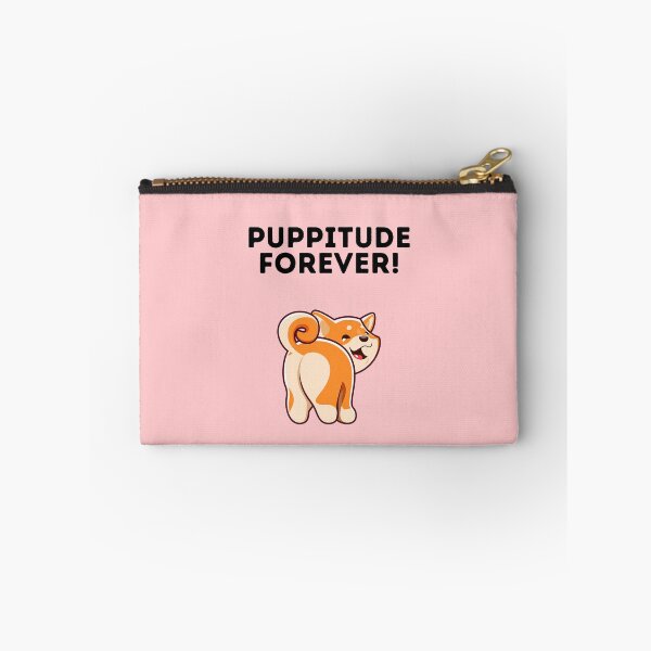 Item preview, Puppitude Forever Corgi pink designed and sold by Dolsini Dog Designs.
