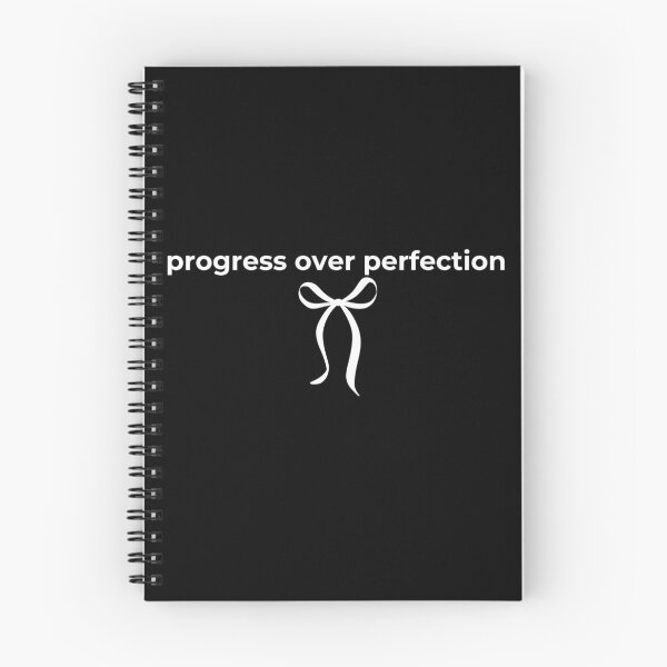 Item preview, progress over perfection, funny, cute, teacher designed and sold by FlexiPrints.