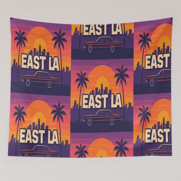 Item preview, East LA California Vibes – Sunset Street Art Design designed and sold by RyoSaeba90.