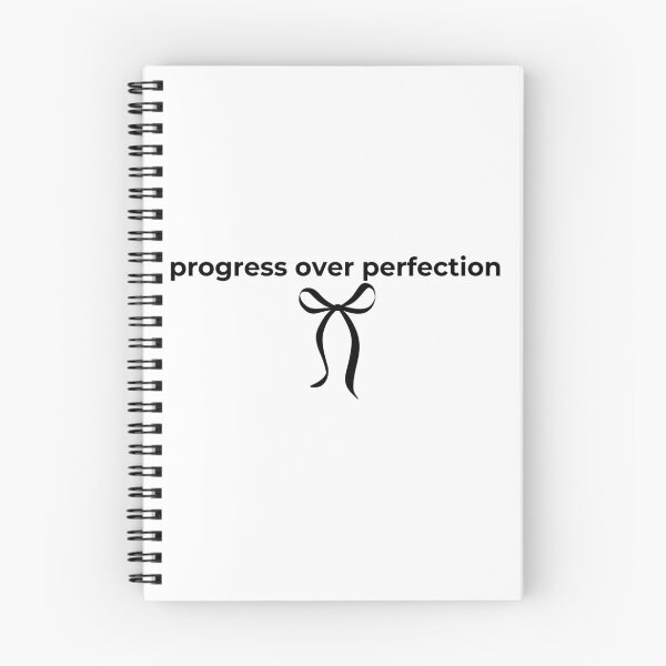 Item preview, progress over perfection, funny, cute, teacher designed and sold by FlexiPrints.