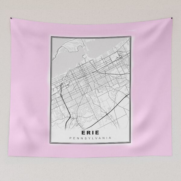 Item preview,  Erie Map designed and sold by Tamas Das.