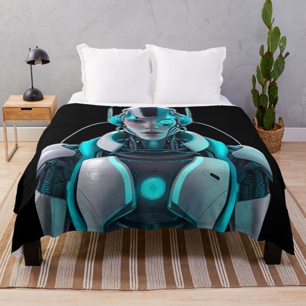 Item preview, Vaporwave-style cyborg 7 designed and sold by Neon G.