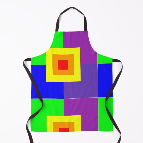 Item preview, Vibrant Nested Rainbow Squares: Abstract Color Explosion designed and sold by Faali950.
