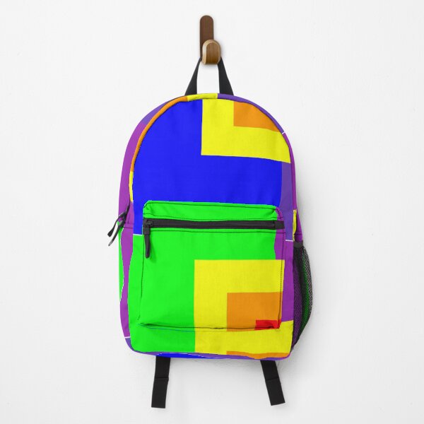 Item preview, Vibrant Nested Rainbow Squares: Abstract Color Explosion designed and sold by Faali950.