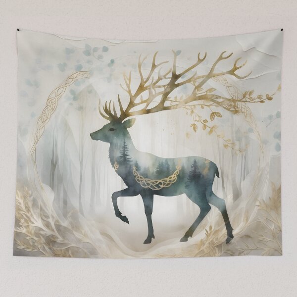 Item preview, Dreamwoven Guardian Deer – Celestial Antlers of Cernunnos designed and sold by LaLi-Designs.