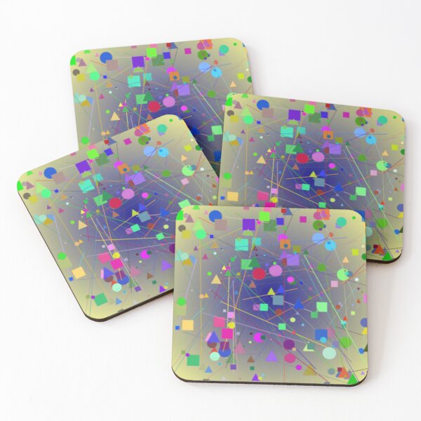Item preview, Soft Focus Geometric Abstract | Pastel Aura Generative Art | Retro Pop Blurry Shapes designed and sold by itsmig.