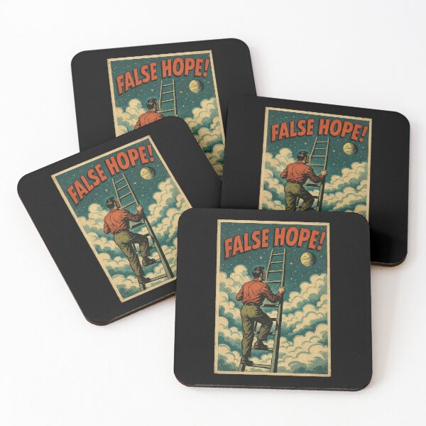 Item preview, False Hope Retro Cosmic Surrealism – Ladder to the Sky designed and sold by The Devil's Bargain.