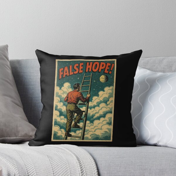 Item preview, False Hope Retro Cosmic Surrealism – Ladder to the Sky designed and sold by The Devil's Bargain.