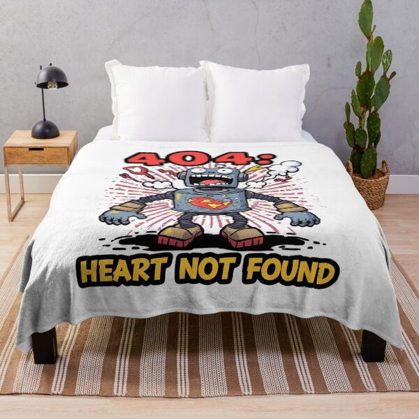 Item preview, 404: Heart Not Found – Funny Robot Error Design designed and sold by Activity01.