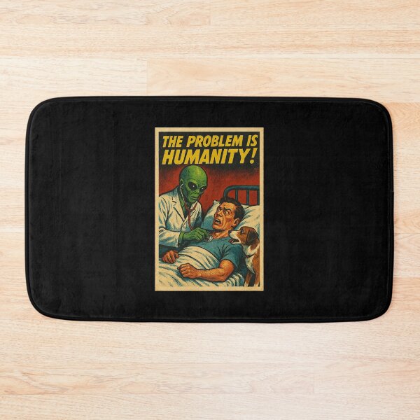 Item preview, Vintage Sci-Fi Alien Doctor – Retro Comic Poster designed and sold by The Devil's Bargain.