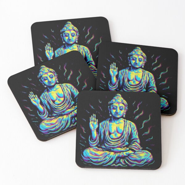 Artikelvorschau, Psychedelic Buddha – Spiritual Awakening & Trippy Mind Design entworfen und verkauft von Unikat.SE.