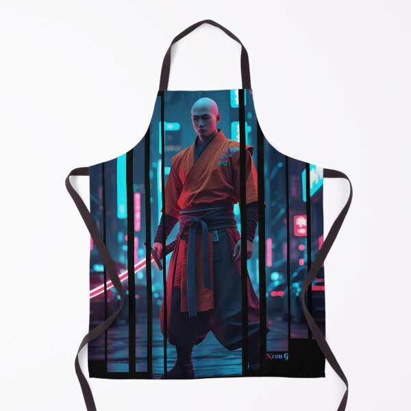 Item preview, Urban monk with LED halo and katana 3 designed and sold by Neon G.