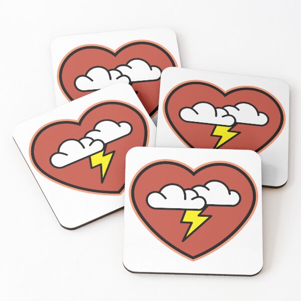 Item preview, Cartoon Style Logo Heart Storm designed and sold by Brainstorming99.